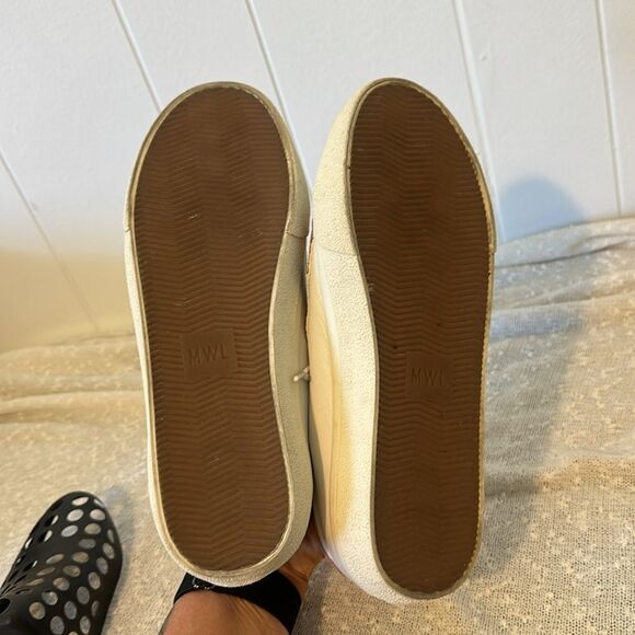 MADEWELL Sidewalk Low Top Snake Embossed Wave Edition Sneakers Shoes Women's 7 - Picture 8 of 12